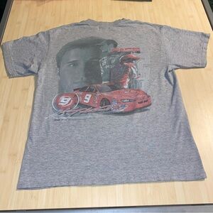 Vintage 2005 Kasey Kahne #9 Face the Future Gray Shirt 2 Sided Medium Chase
